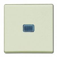 Выключатель 1-клавишный BASIC55, с подсветкой, скрытый монтаж, chalet-white |  код. 1012-0-2185 |  ABB